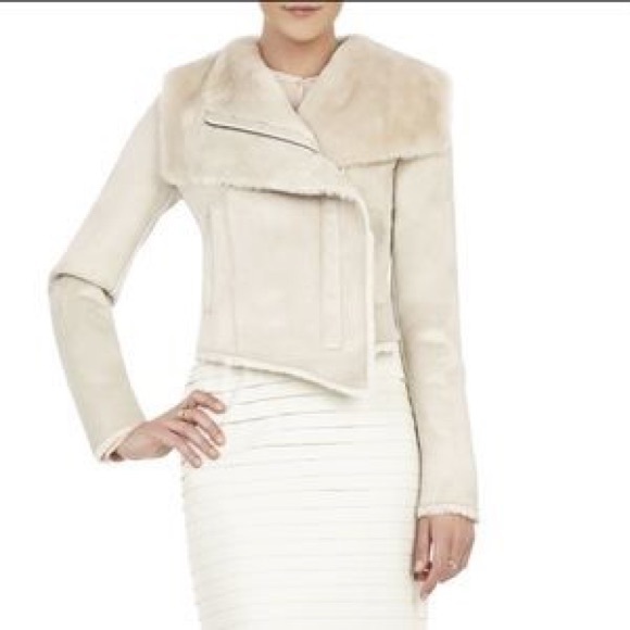 BCBG Max Azria Faux Shearling Jacket - Picture 2 of 6